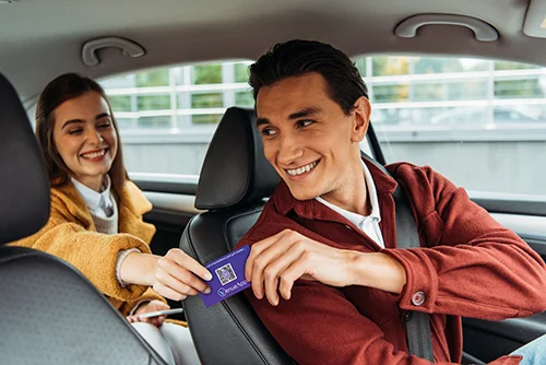 Ride share driver sharing recommendations through VenueApp